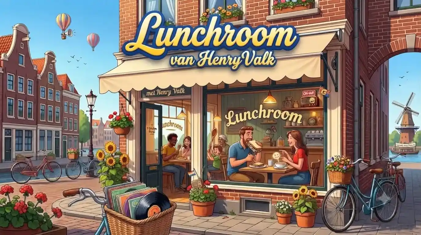 Lunchroom met Henry Valk