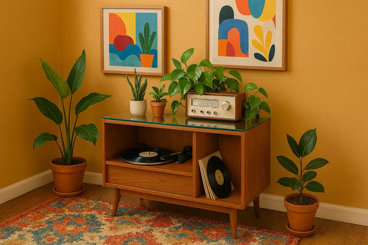 retro muziek dressoir